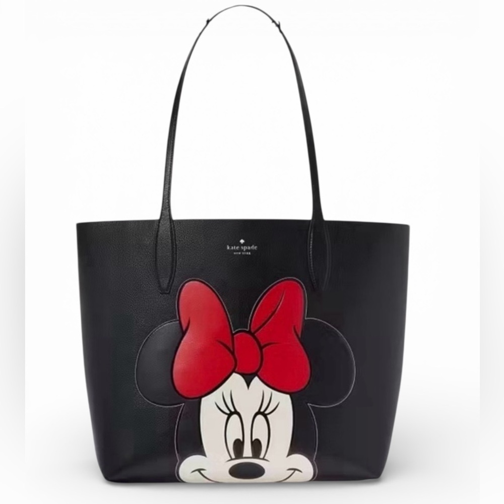NWT Kate Spade x Disney Minnie Mouse Reversible Leather Tote